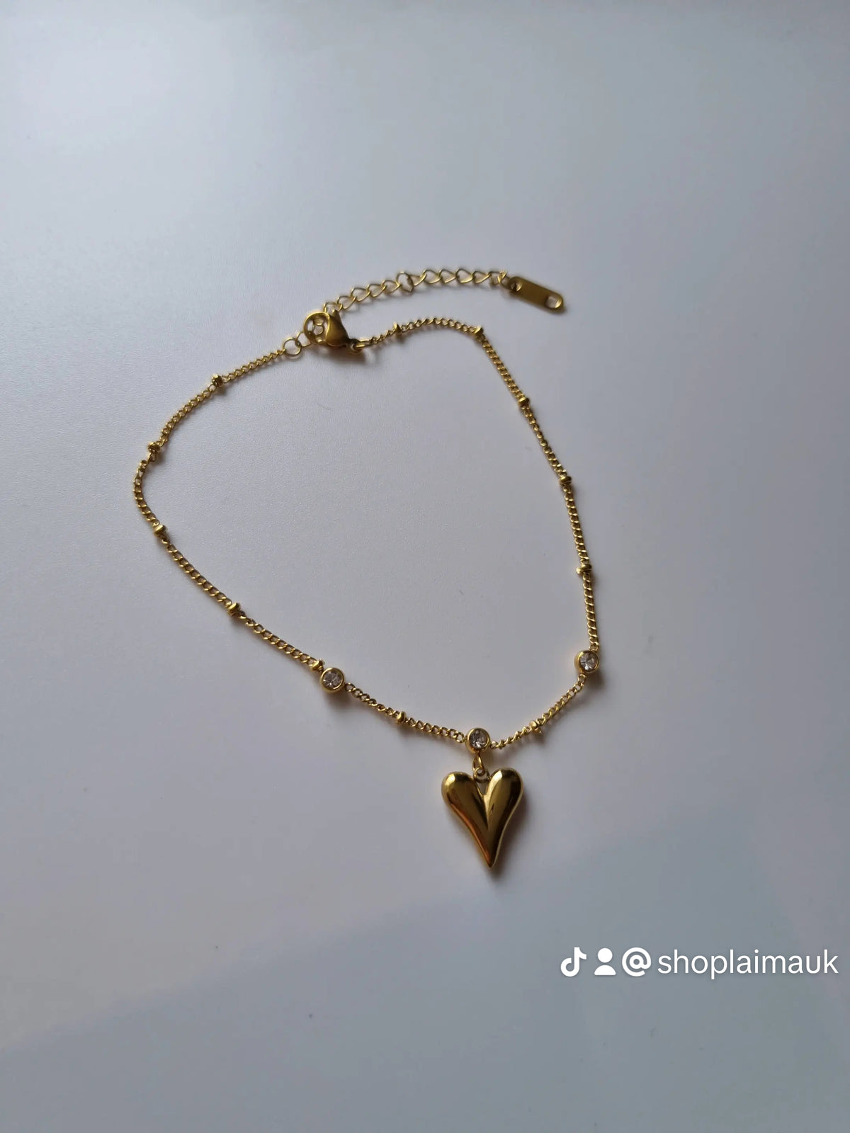 Anklet - medical gold jewellery