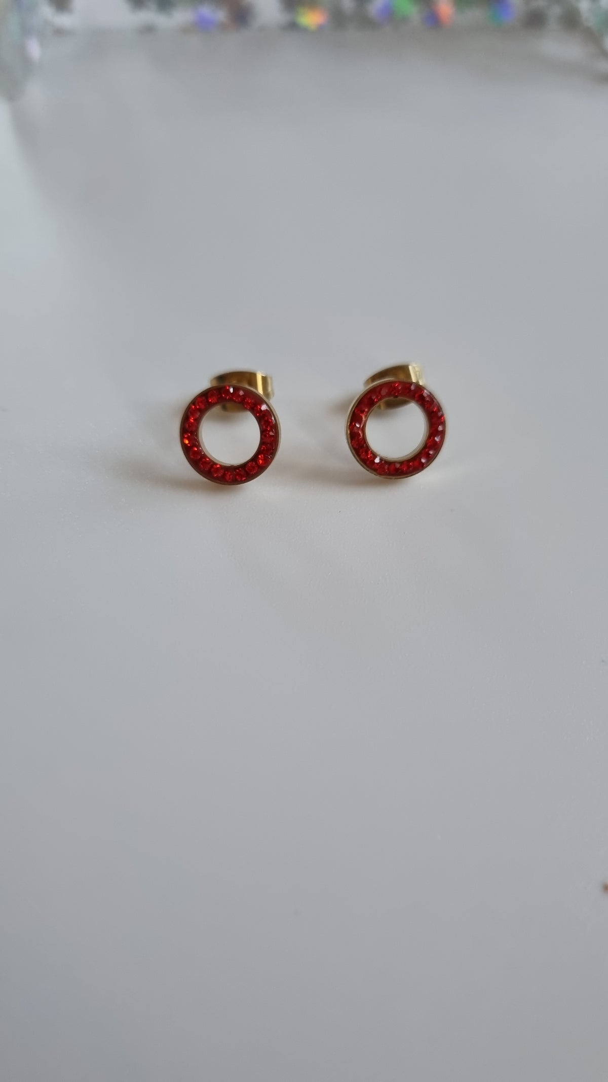 Stainless steel earrings with sw.crystal