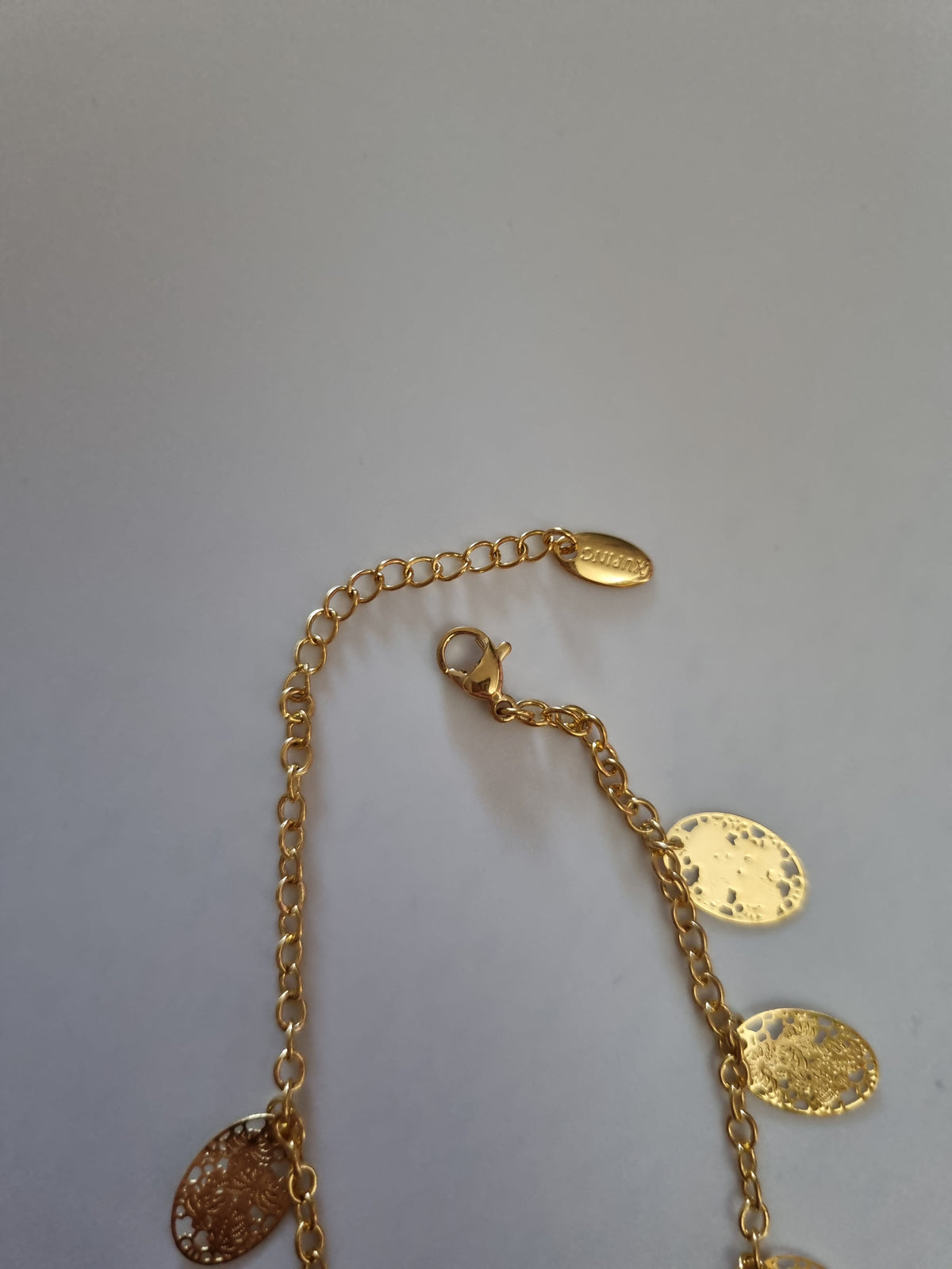 24kr.gold plated bracelet waterproof  hypoallergenic free nickel