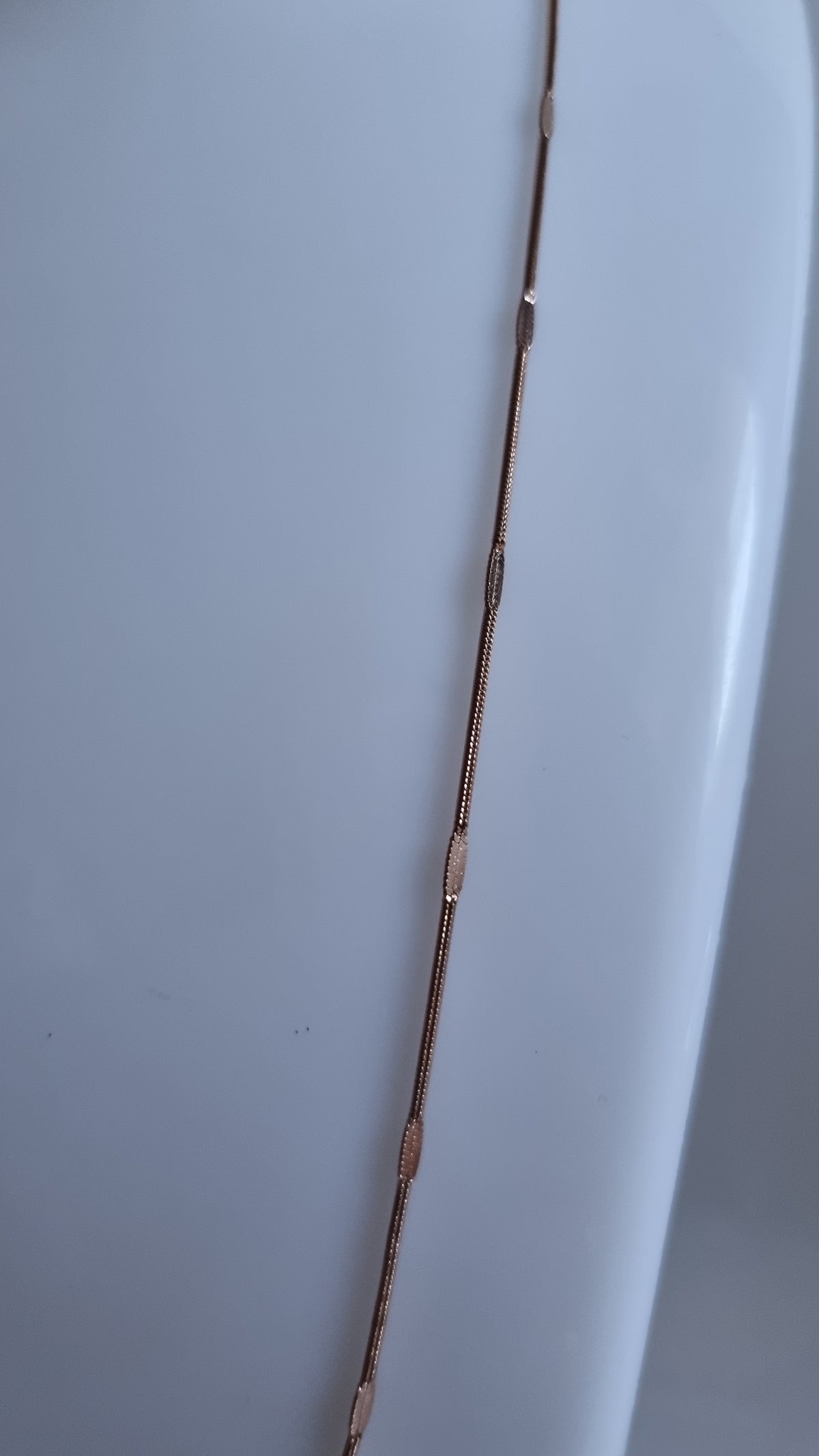 Stainless steel rose gold plated necklace chain unisex