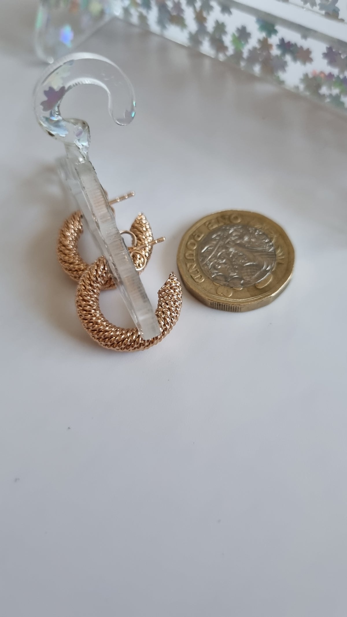 18kr.gold plated earrings