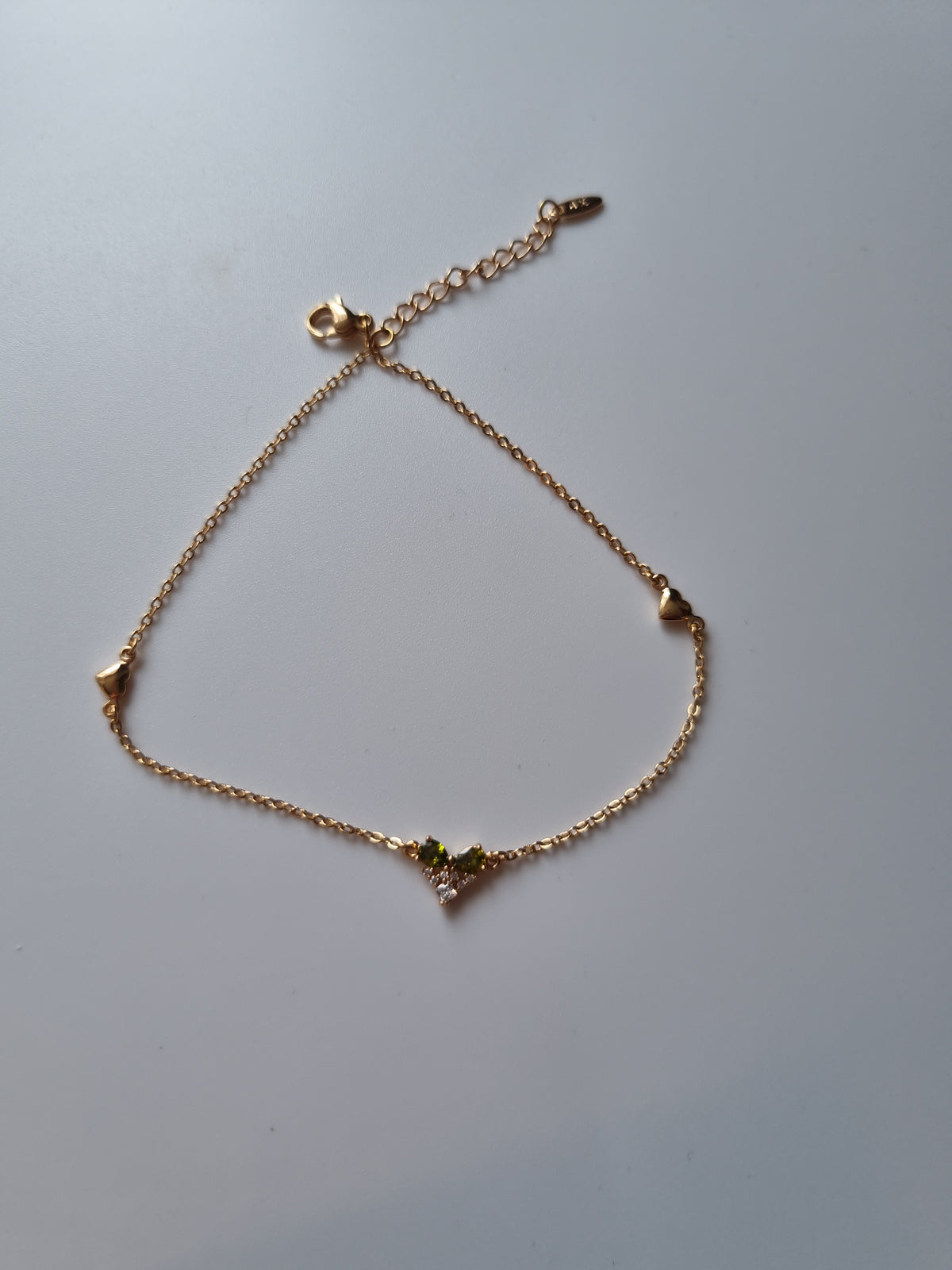 Ankles 18kr.gold plated ankles hypoallergenic waterproof with zircon stones