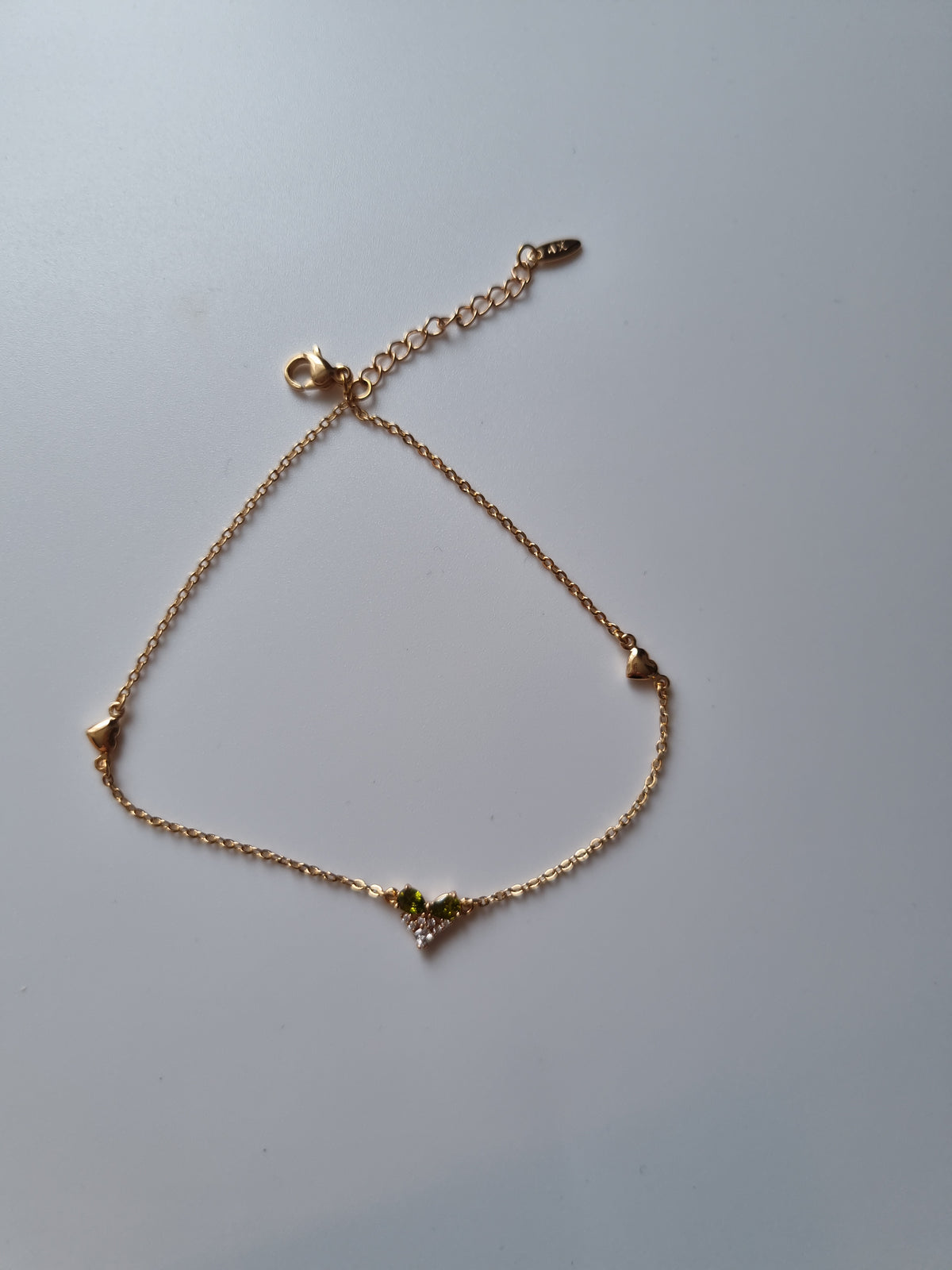 Ankles 18kr.gold plated ankles hypoallergenic waterproof with zircon stones