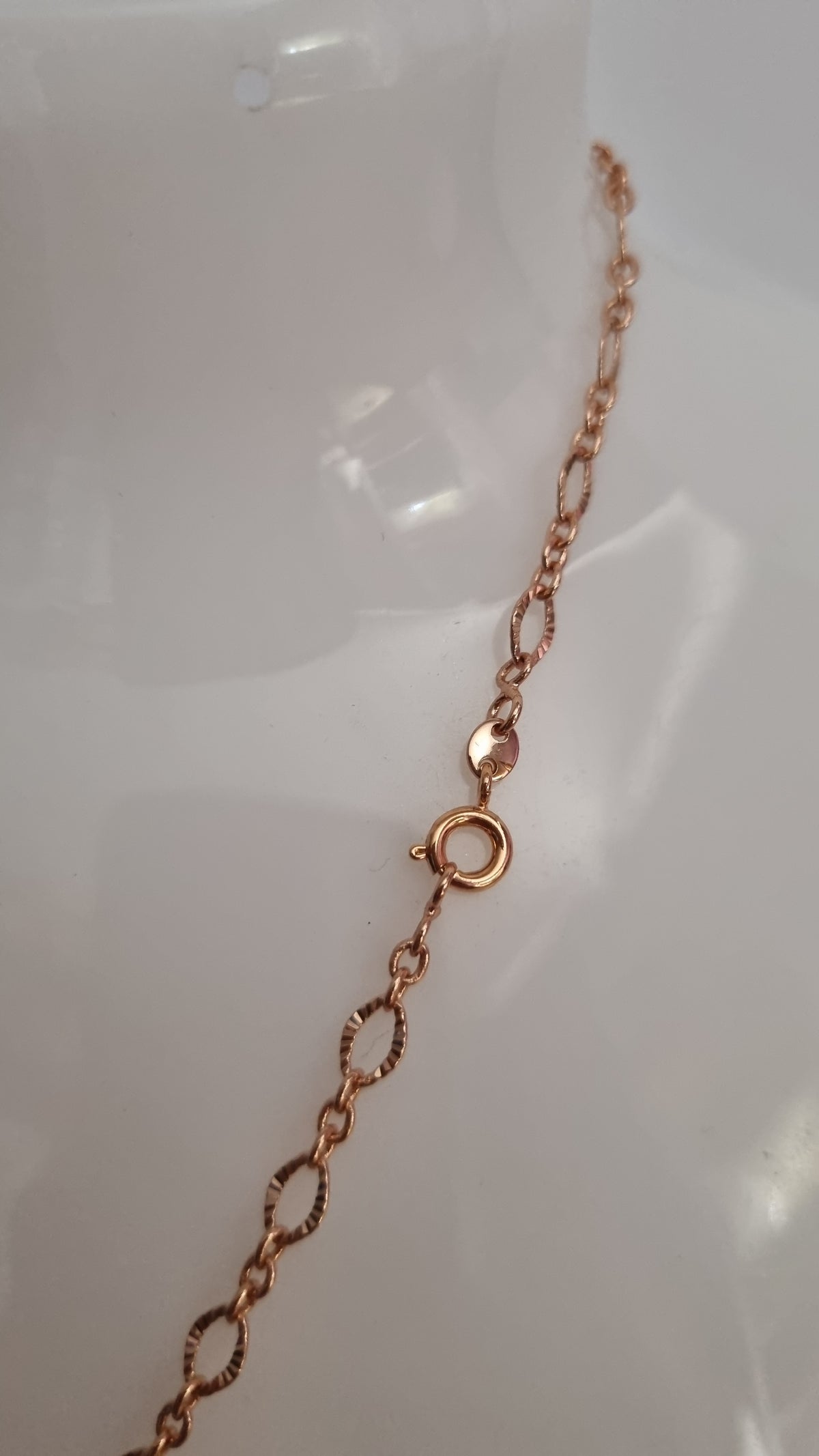 Rose gold plated jewellery set