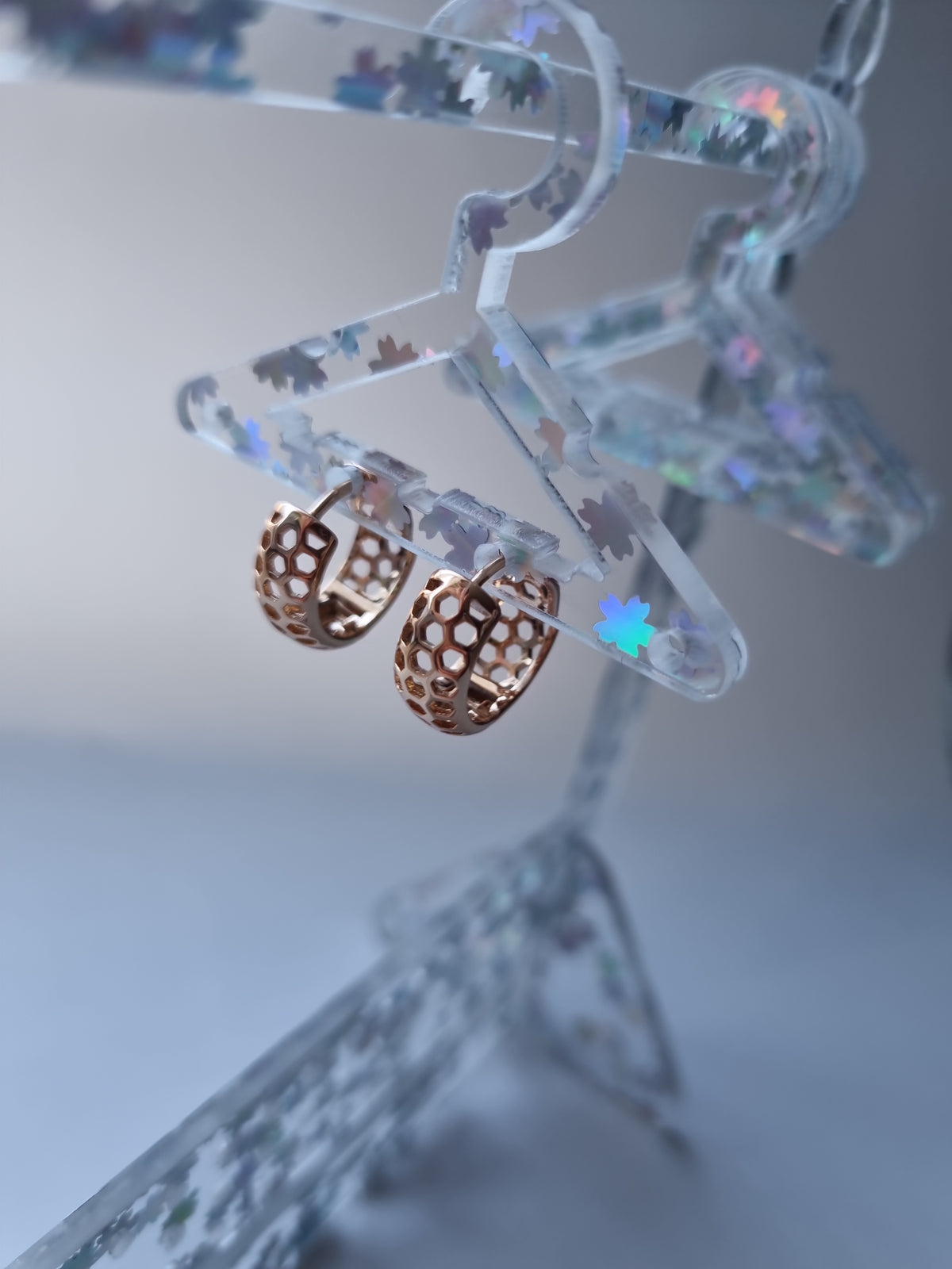 18kr gold plated earings hypoallergenic waterproof free nickel